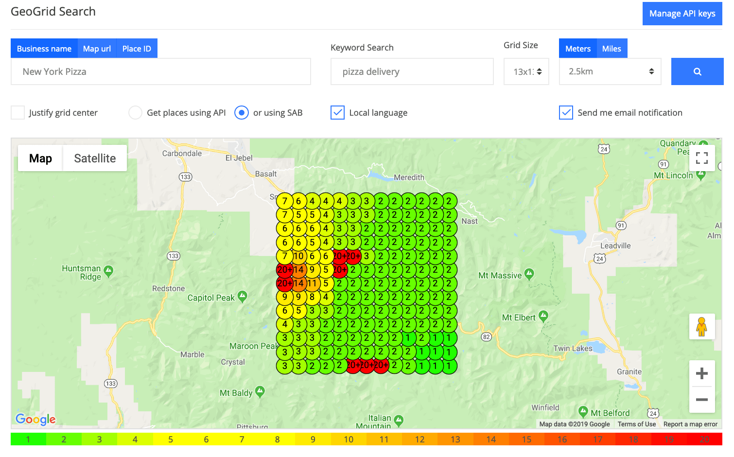 Local Brand Manager GeoGrid