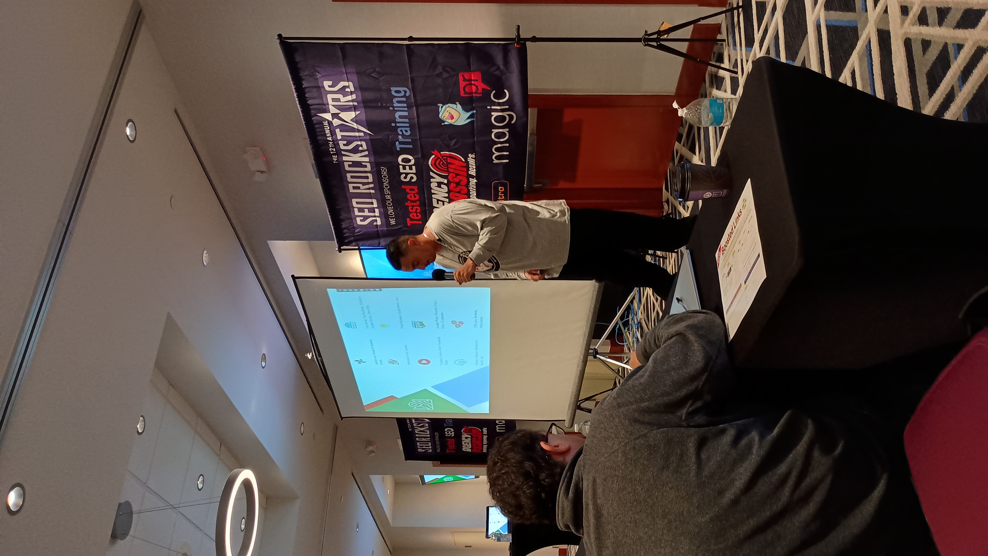 Mike Merlino teaching at SEO Rockstars